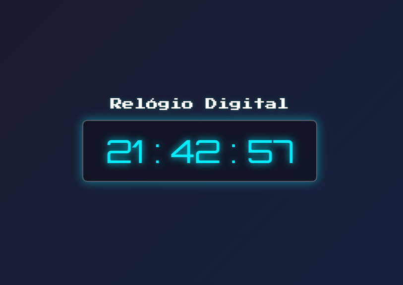 Projeto Relógio Digital