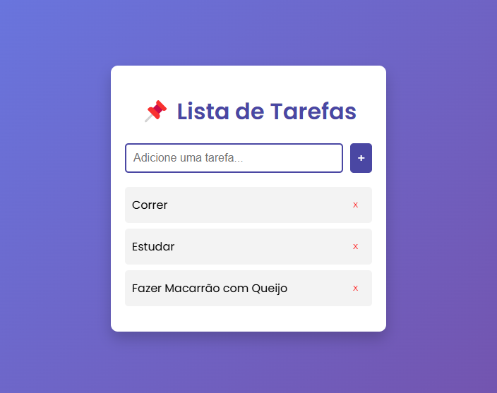Projeto Lista de Tarefas